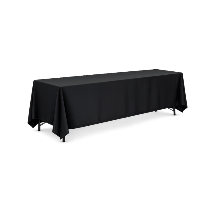 Black Rectangular Table Linen [6ft x 18inch]