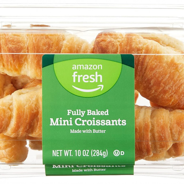 Amazon Fresh Brand, Mini Croissants, Frozen, 12