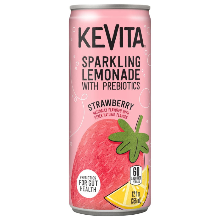 KeVita Sparkling Lemonade, Organic Strawberry Lemonade