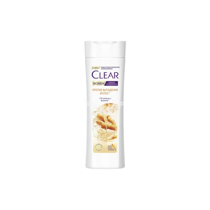Шампунь Clear women шаштың түсуіне қарсы имбирь экстрактымен 380 мл