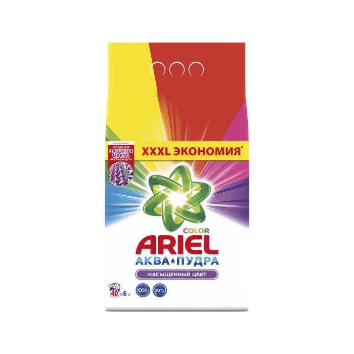 Порошок для стирки Ariel Color Насыщенный цвет автомат 6 кг