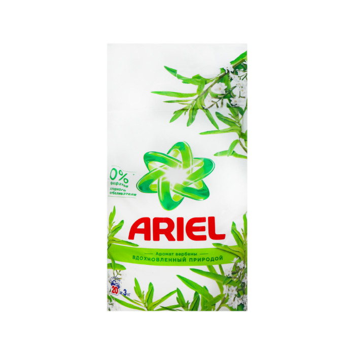 Порошок для стирки Ariel Аромат Вербены автомат 3 кг