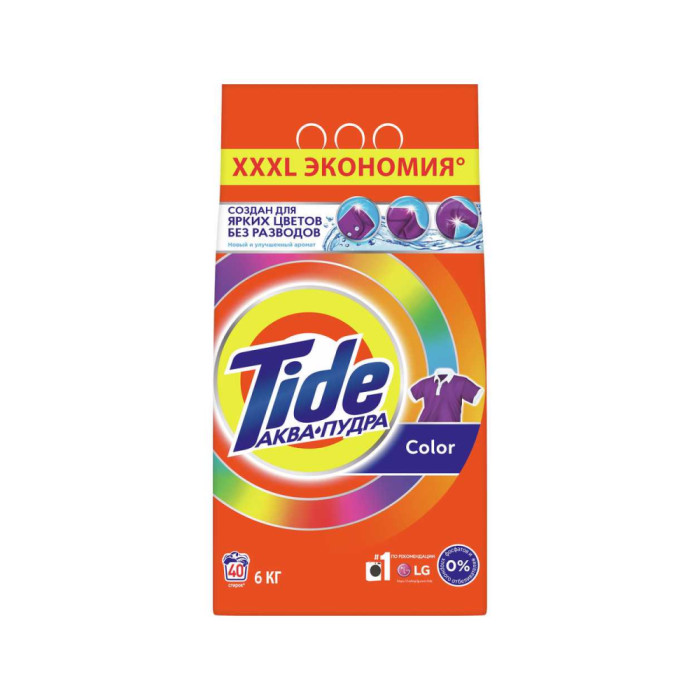 Порошок для стирки Tide Color автомат 6 кг