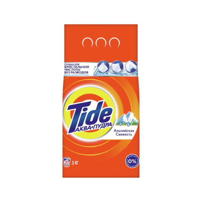 Порошок для стирки Tide Альпийская свежесть автомат 3 кг