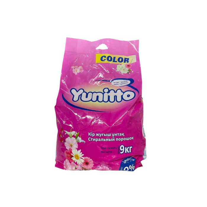 Порошок для стирки Yunitto розовый 9 кг
