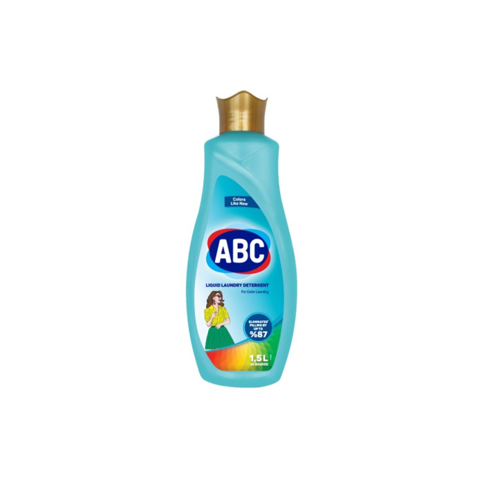 Гель для стирки жидкое ABC для цветного белья 1.5 л