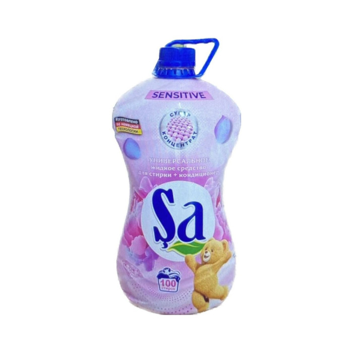 Средство для стирки+кондиционер Sa Sensitive 5 л