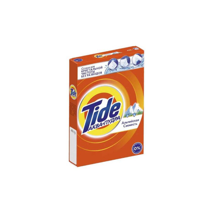 Порошок для стирки Tide Аква пудра Альпийская свежесть 400 гр