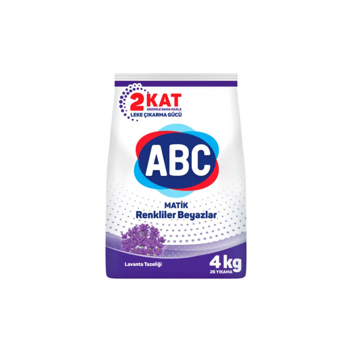 Порошок для стирки ABC лавандовая свежесть 4 кг