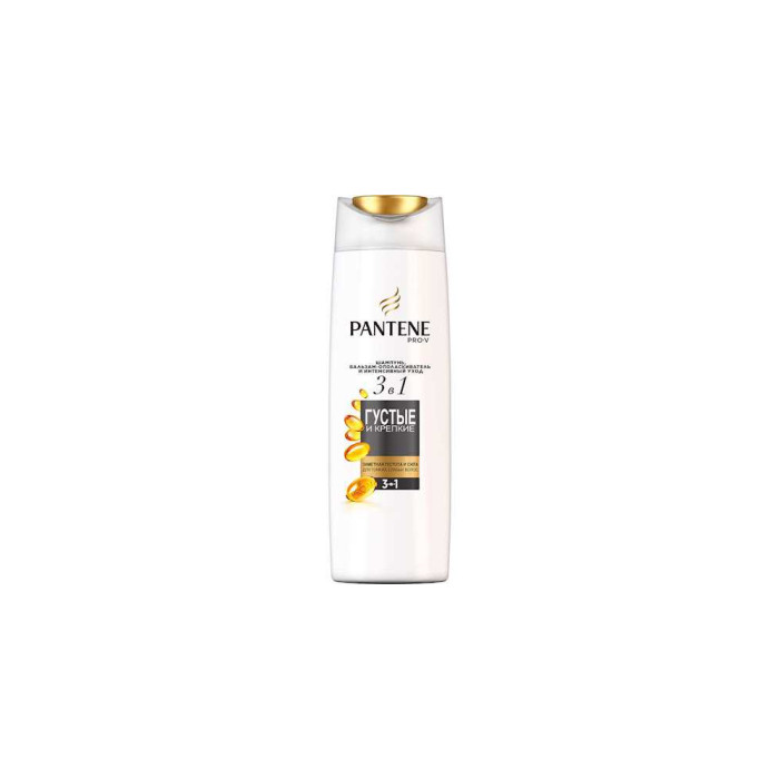 Шампунь для волос Pantene Густые и крепкие 3 в 1 360 мл