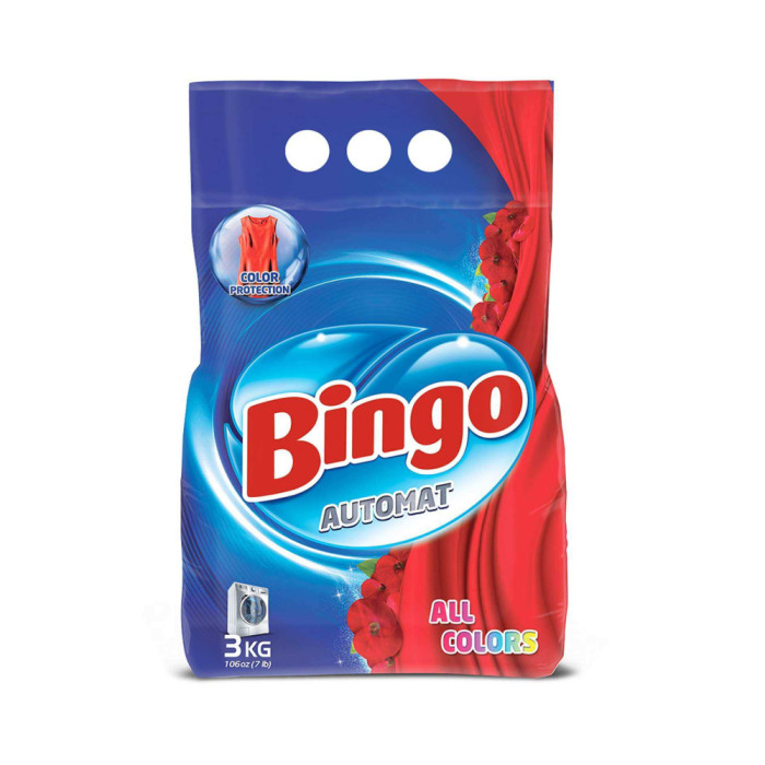 Порошок для стирки Bingo All Colors автомат 3 кг