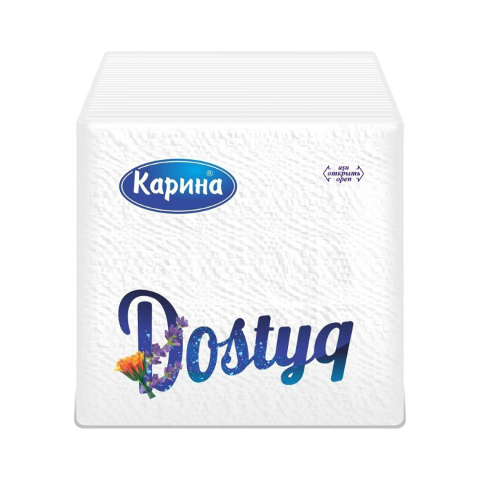 Қағаз майлықтар Карина Dostyq 24*24 см 70 шт