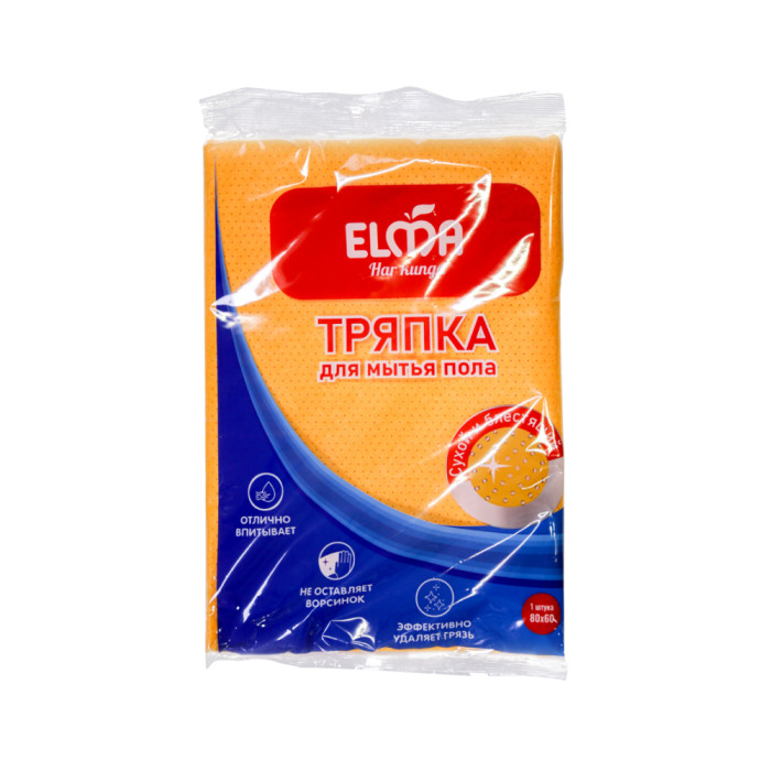 Тряпка для мытья пола Elma 80*60 см 1 шт