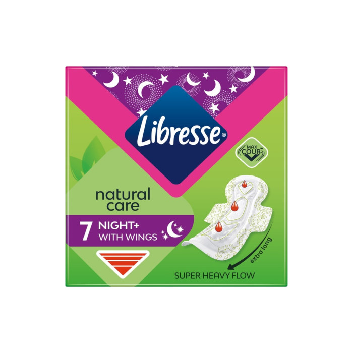 Libresse Natural Care Maxi Goodnight 7 дана гигиеналық төсемдер