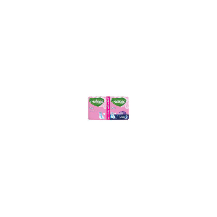 Molped Ultra Night Eco 6 тамшы 12 дана гигиеналық төсемдер