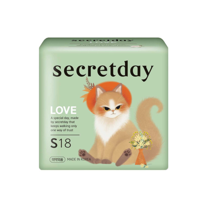 SecretDay Love S 18 шт гигиеналық төсемдер