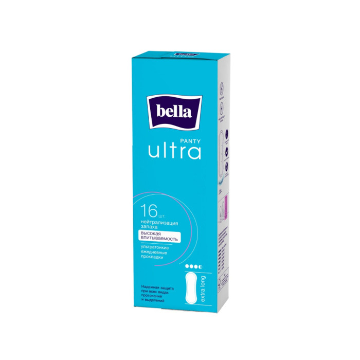 Bella Panty Ultra экстра ұзын күнделікті төсемдер 16 дана
