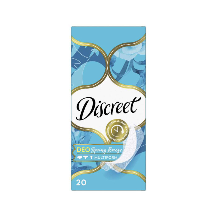 Discreet Deo күнделікті төсемдер көктемгі самал 20 дана