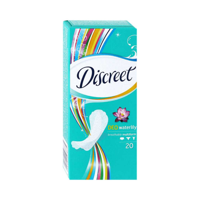 Discreet Deo күнделікті төсемдер су лалагүлі 20 дана