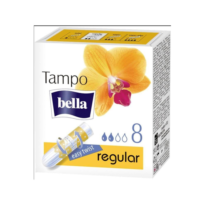 Тампоны әйелдерге арналған Bella аппликаторсыз Regular 8 шт