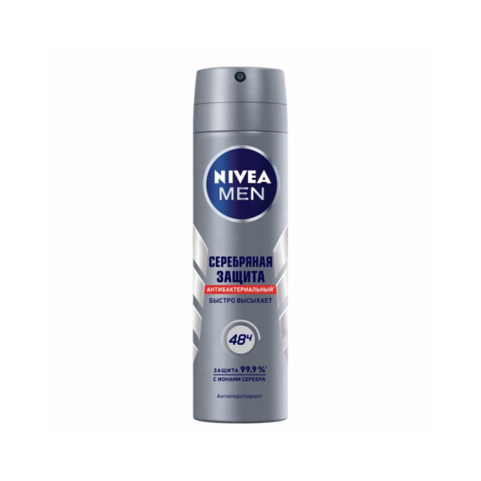 Дезодорант-антиперспирант Nivea Men күміс қорғау 150 мл спрей