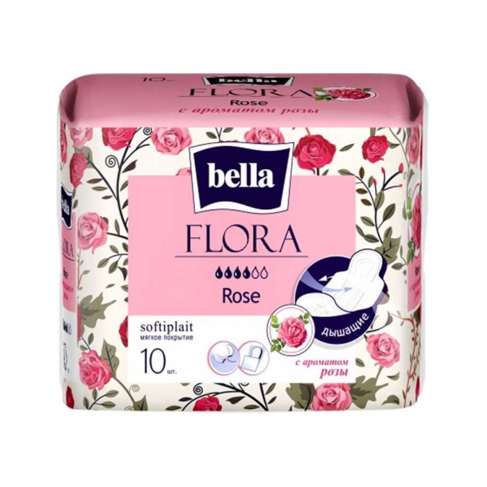 Гүлдің иісі бар Bella әйелдерге арналған төсеніштер 10 дана