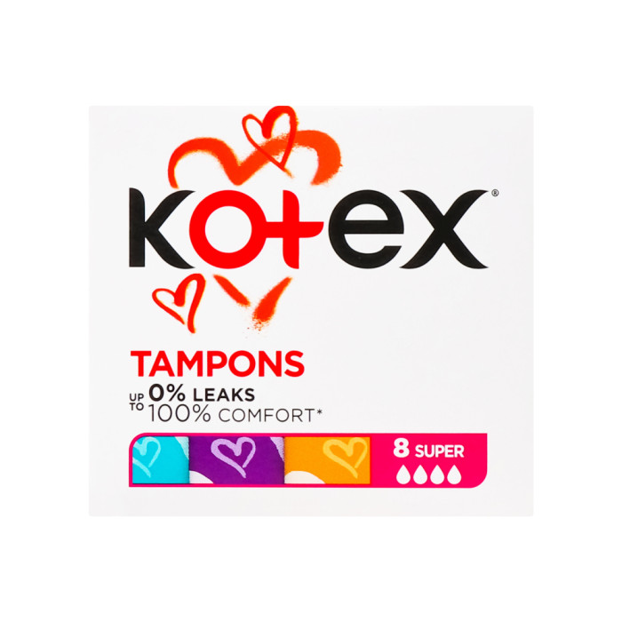 Тампоны Kotex супер 8 шт