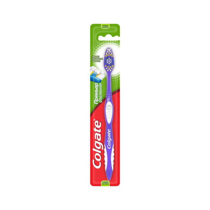 Colgate Премьер тіс щеткасы орташа қаттылықтағы ағартқыш шт