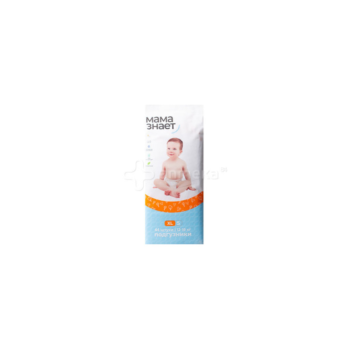 Mama Znaet XL5 12-18 кг 44 шт