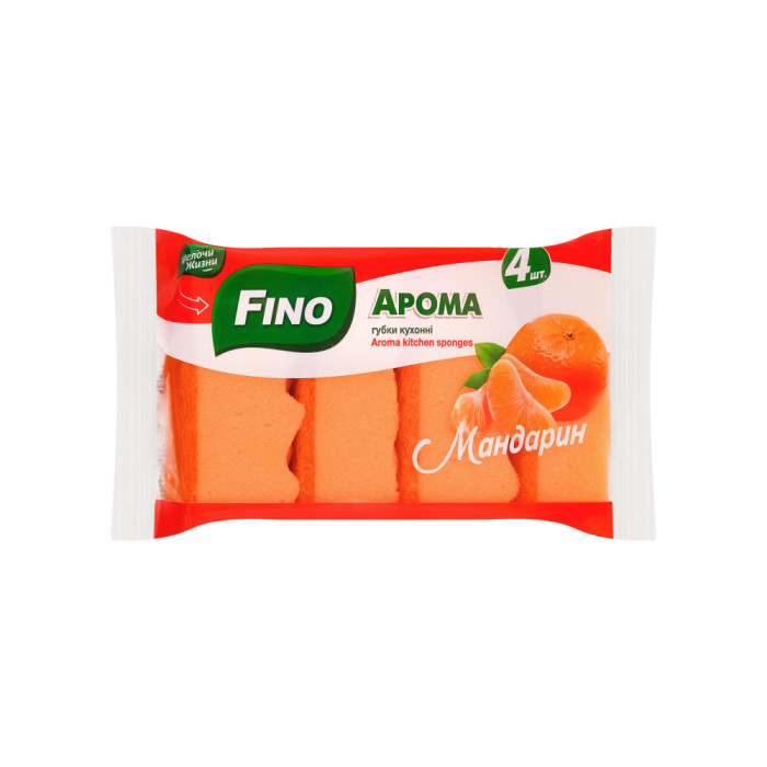 Ас үй губкалары Мандарин Арома Fino 4 дана