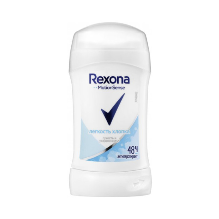 Антиперспирант Rexona Women Жеңіл мақта 40 мл таяқша