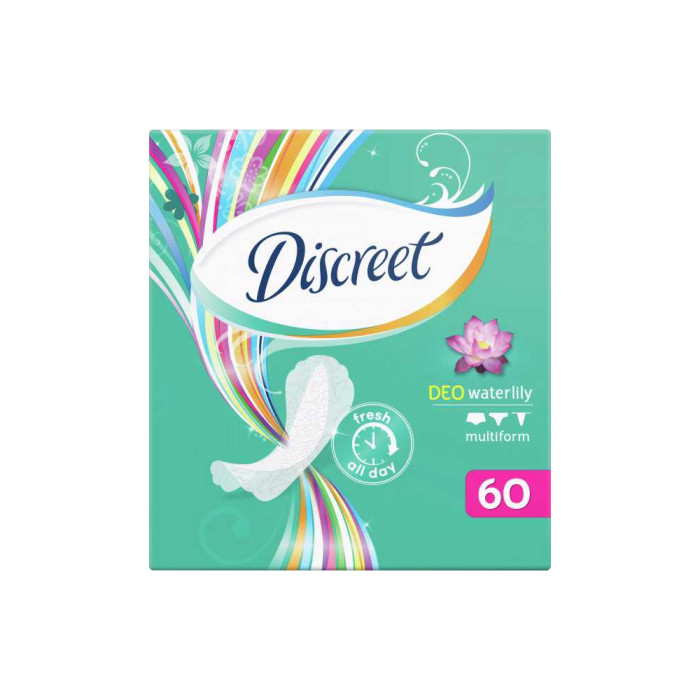 Discreet Deo күнделікті төсемдер су лалагүлі 60 дана