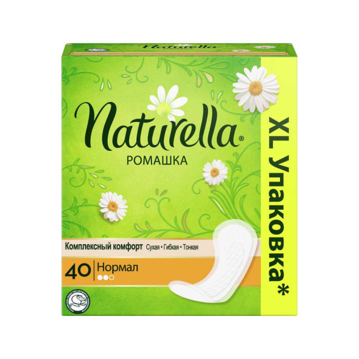 Naturella Normal күнделікті төсемелер ромашкамен 40 дана