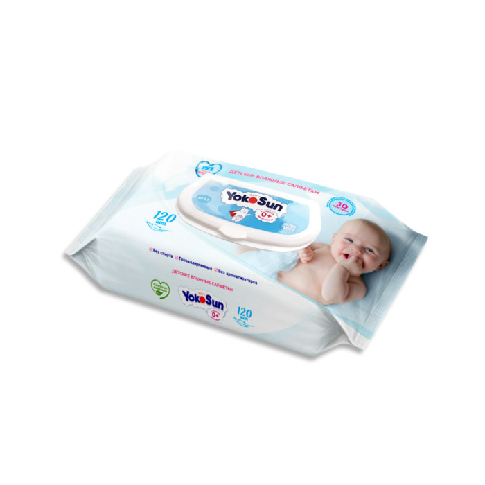 Yokosun 120 шт ылғалды майлықтар