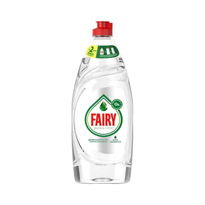 Средство для мытья посуды Fairy Pure&Clean 900 мл
