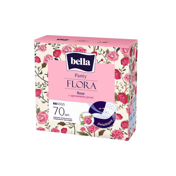 Bella panty flora гүлі 70 дана күнделікті төсемдер
