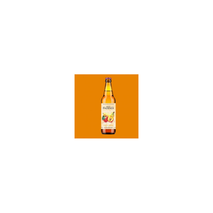 4630178430789 Традиционный медовый напиток Mead White Phoenix PEACH BANANA 5,6% 0,45 1*12