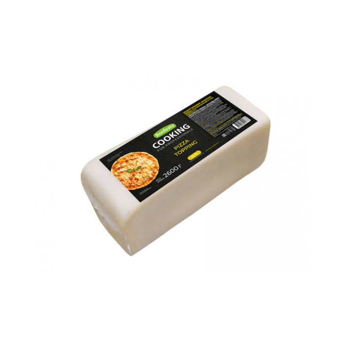4810898001777 ПРОТЭІНАВЫ ПРАДУКТ МОЗАРЭЛЛА ПІЦЦА 45% 2,6кг CooKing (16,9)