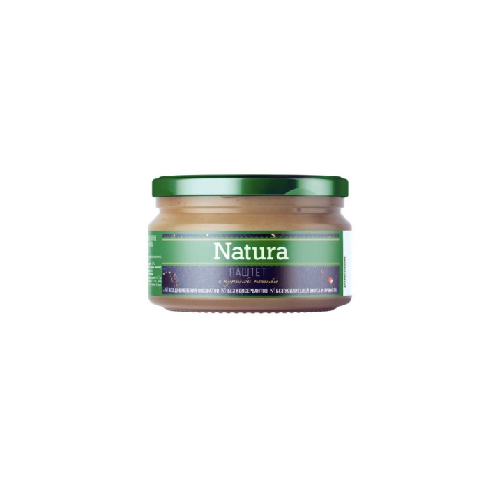 4810022030208 NATURA кансерваваная патэ з курынай печанкай 200g IF3793