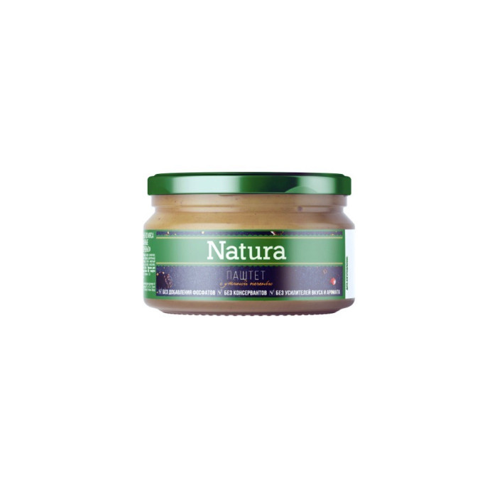 48100220431274 NATURA консервированный паштет с утиным foie gras IF3970