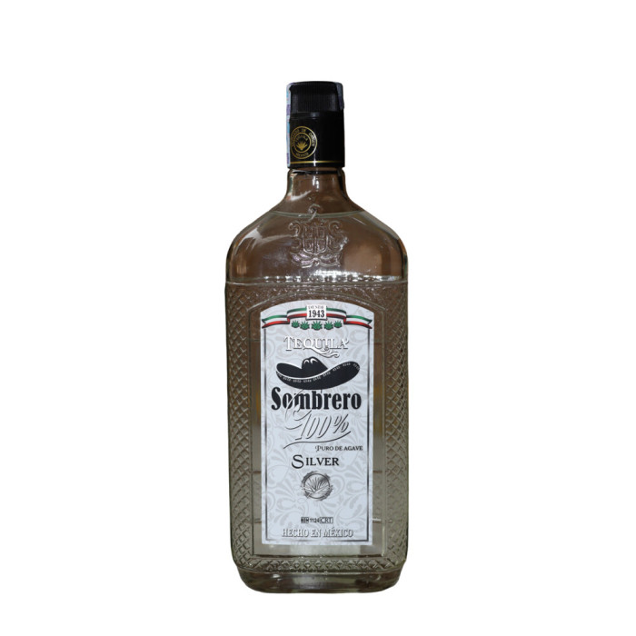 TEQUILA Sombrero Silver 1L