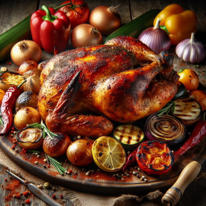 Pollo a la parrilla