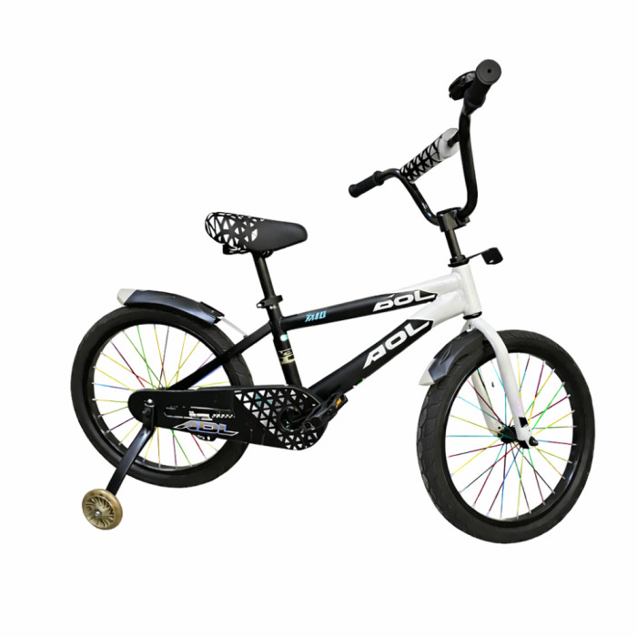 Детский велосипед BMX с радужными спицами