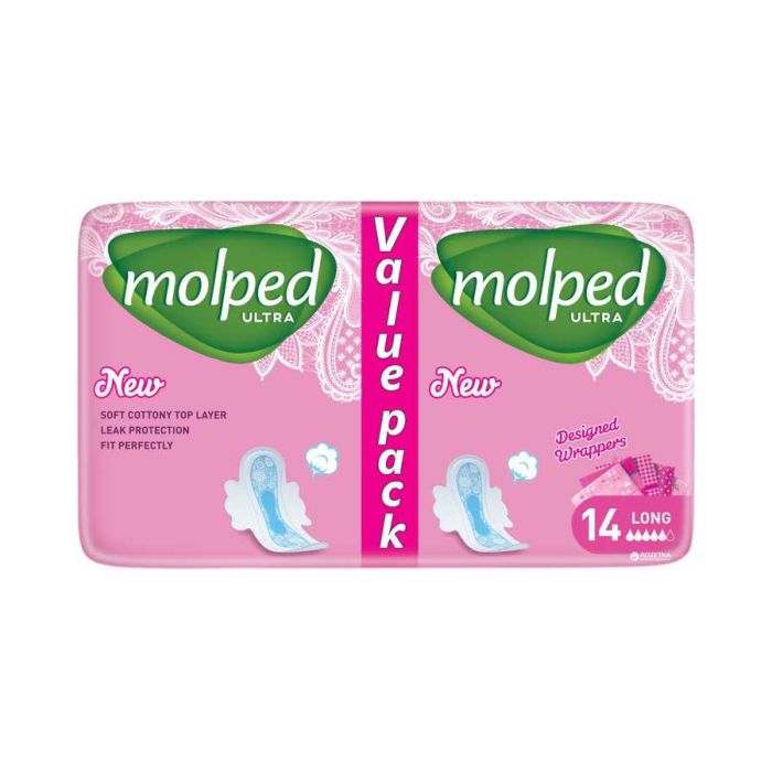 Sanitary pads Molped Ultra Long Econom 14 pcs