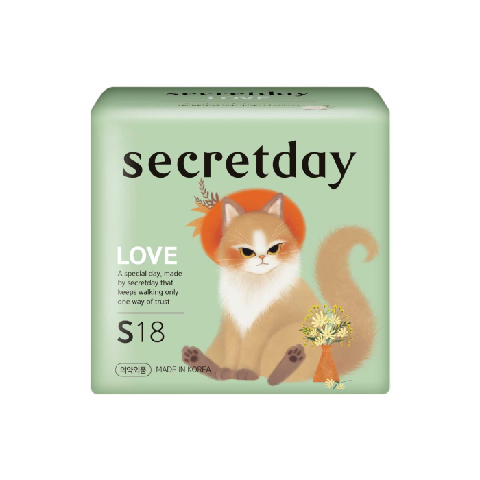 Sanitary pads SecretDay Love S 18 pcs