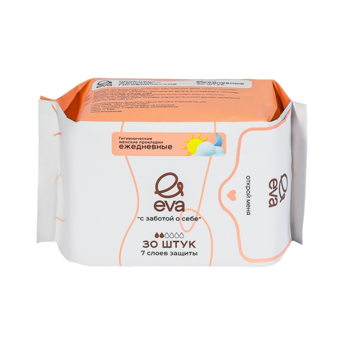 Compresas diarias Eva 160 mm 30 uds