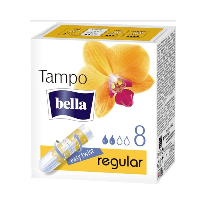 Tampones femeninos Bella sin aplicador Regular 8 uds