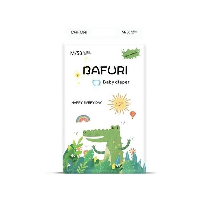 Pañales Bafuri M 58 uds