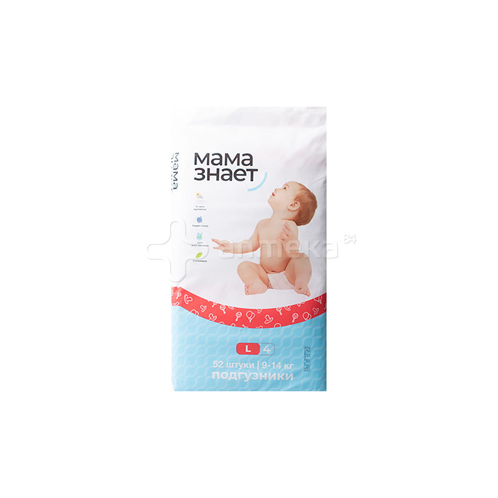 Pañales Mamá sabe L 4 (9-14kg) 52 uds