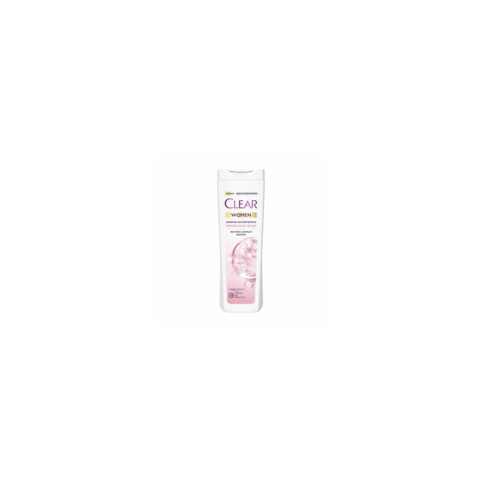 Champú Clear Women Suave y Brillante con proteínas de seda 380 ml